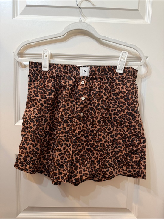 Anthropologie Pants - Anthropologie Leopard Print Brown and Black Women's Shorts